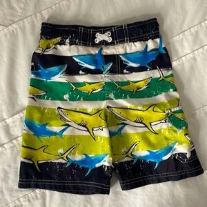 3/$15 💟 Jumping Bean Boys Swim Trunks, Size M-5/6.